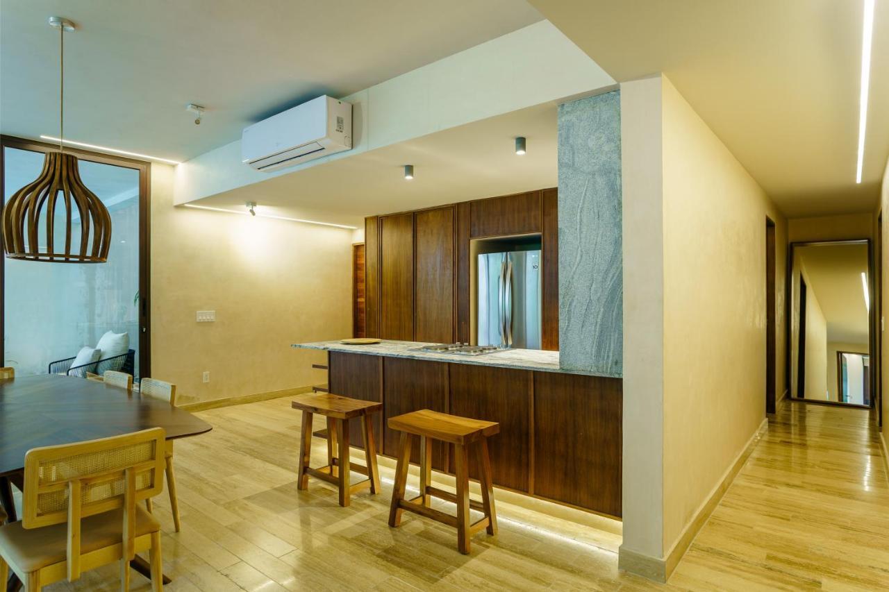Private Pool Apartment For Groups 图卢姆 外观 照片