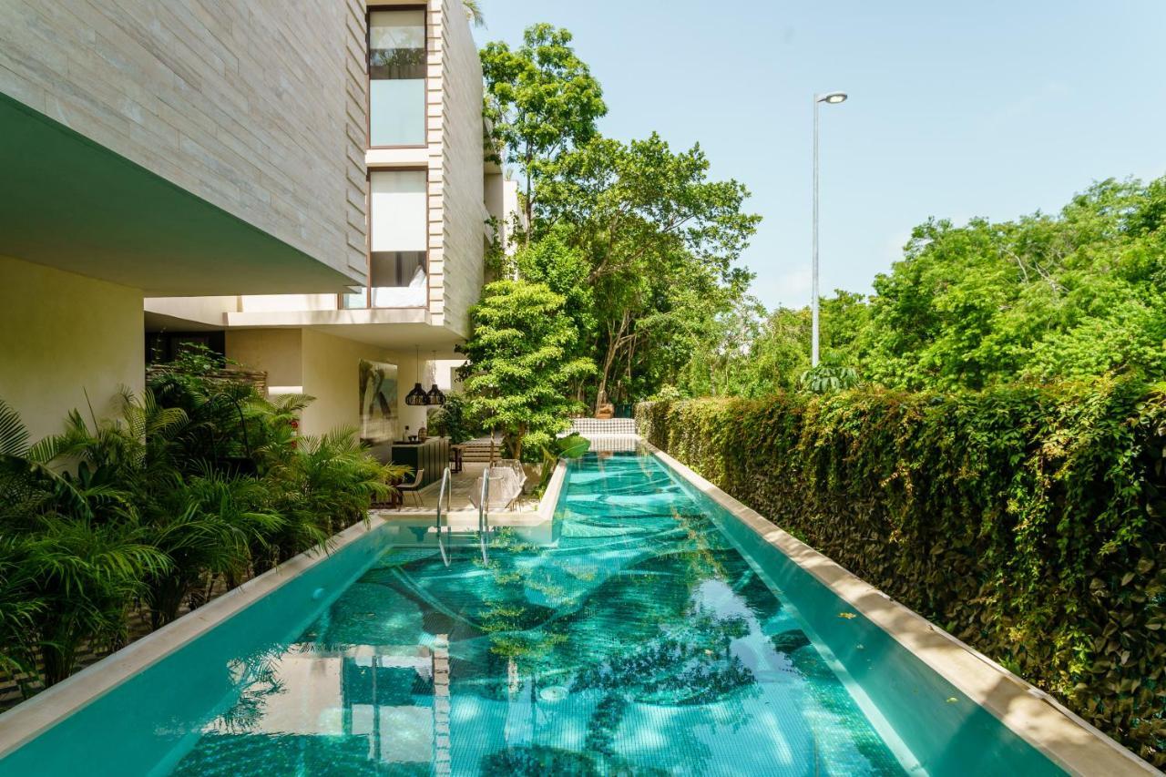 Private Pool Apartment For Groups 图卢姆 外观 照片