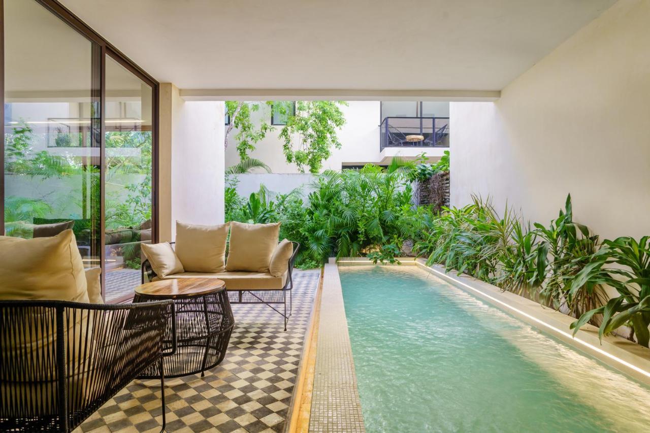 Private Pool Apartment For Groups 图卢姆 外观 照片